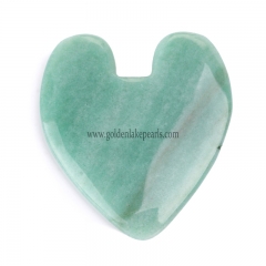 Green Aventurine Heart Shape Gua Sha Board